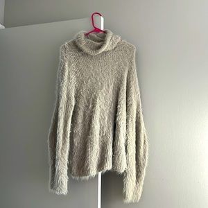 Express cozy gray sweater